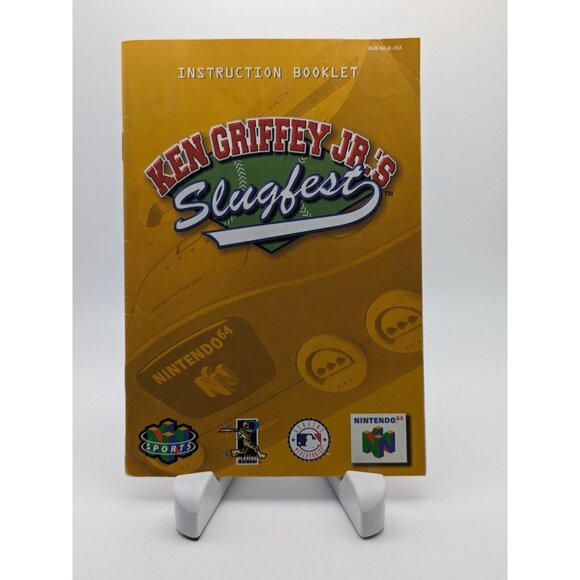 Ken Griffey Jr's Slugfest (Nintendo 64 N64, 1999) Manual Only No Game - Picture 1 of 6